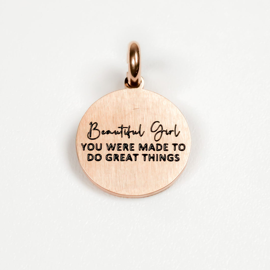 BEAUTIFUL GIRL, YOU WERE MADE TO DO GREAT THINGS PENDANT - Inspiration Co.