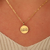 BEAUTIFUL GIRL, YOU WERE MADE TO DO GREAT THINGS PENDANT - Inspiration Co.