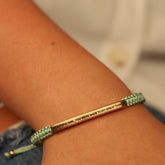 BEAUTIFUL GIRL, YOU WERE MADE TO DO GREAT THINGS ROPE BRACELET - Inspiration Co.