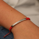 BEAUTIFUL GIRL, YOU WERE MADE TO DO GREAT THINGS ROPE BRACELET - Inspiration Co.