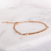 BELIEVE IN YOURSELF AS MUCH AS I DO- DAINTY CHAIN BRACELET - Inspiration Co.