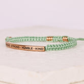 BRAVE - STRONG - HUMBLE - KIND ROPE BRACELET - Inspiration Co.