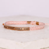 BRAVE - STRONG - HUMBLE - KIND ROPE BRACELET - Inspiration Co.