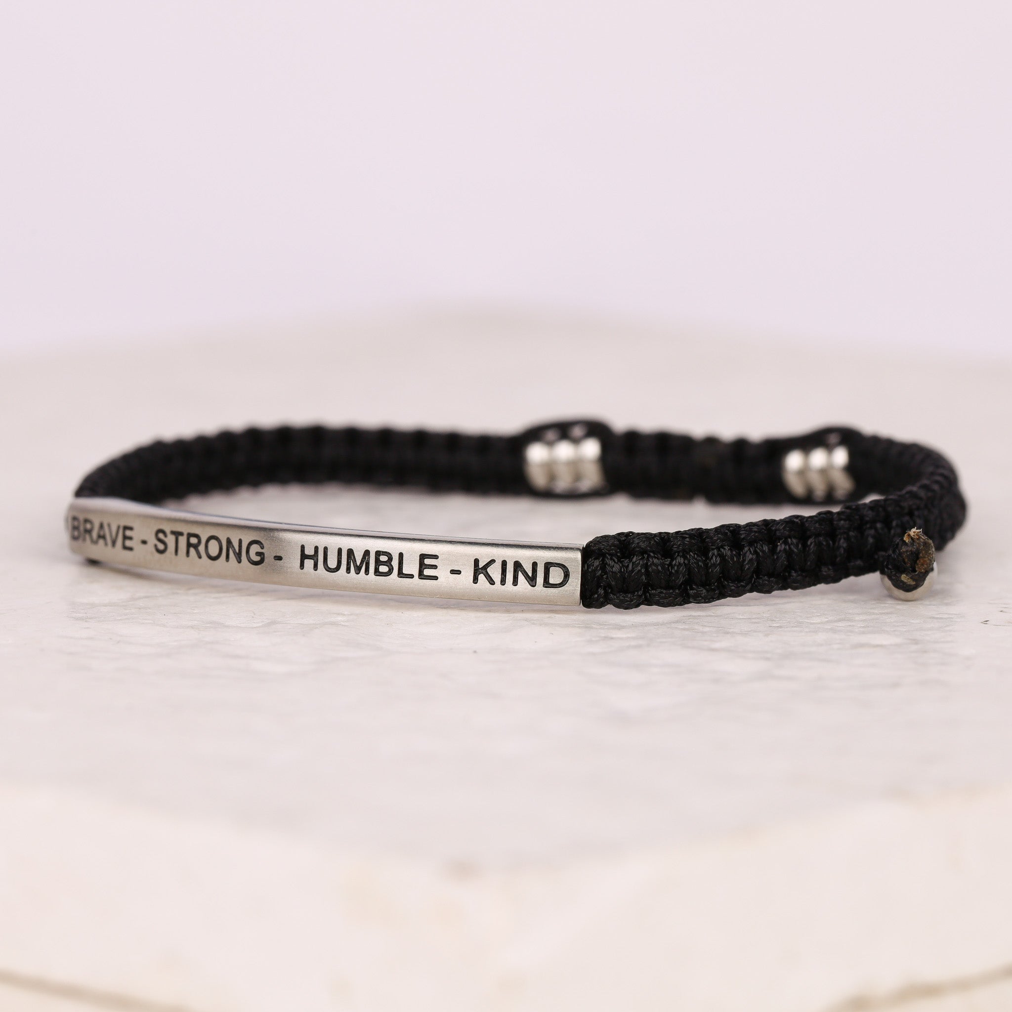 BRAVE - STRONG - HUMBLE - KIND ROPE BRACELET - Inspiration Co.