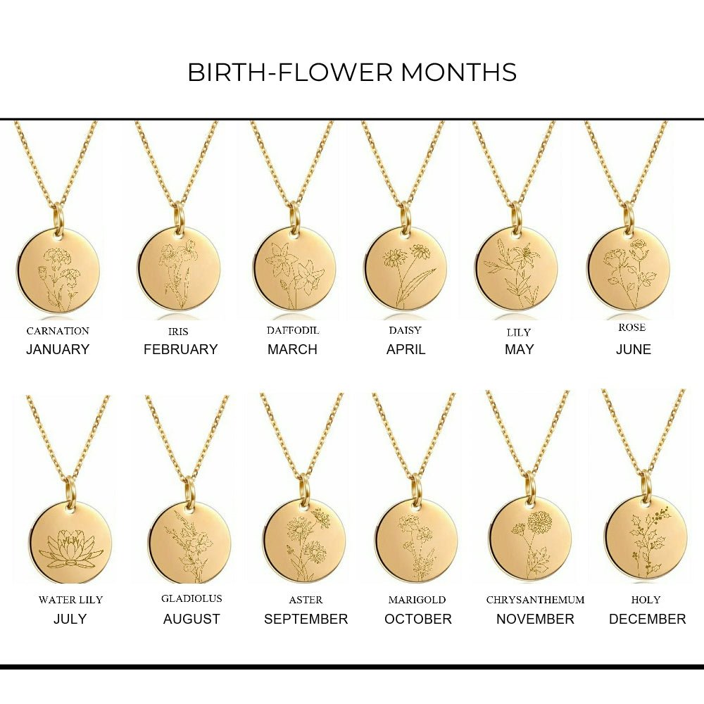 Chrysanthemum Charm CHRYSANTHEMUM BIRTH-FLOWER CHARM (Nov