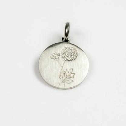 CHRYSANTHEMUM BIRTH-FLOWER PENDANT - Inspiration Co.