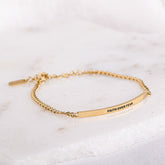 FAITH OVER FEAR- DAINTY CHAIN BRACELET - Inspiration Co.