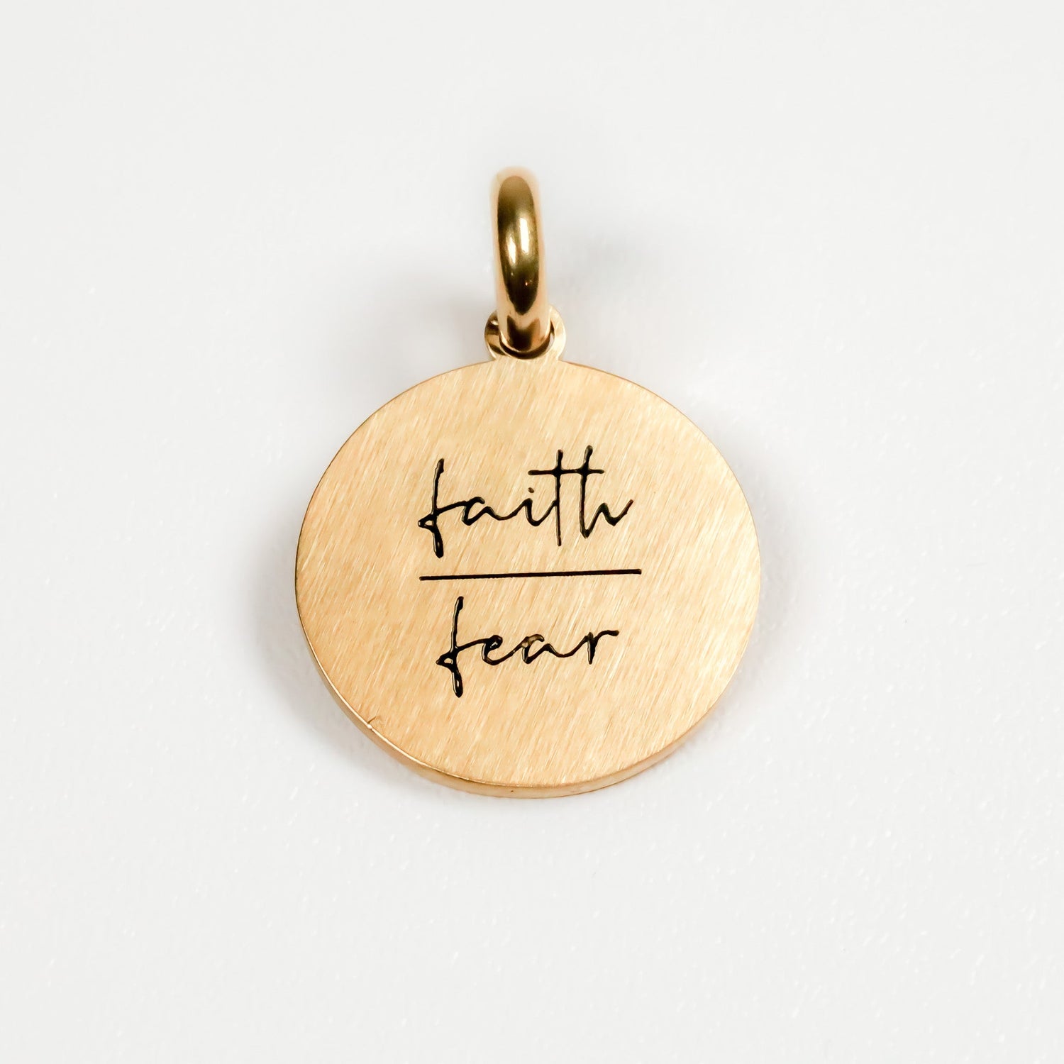 FAITH OVER FEAR PENDANT - Inspiration Co.