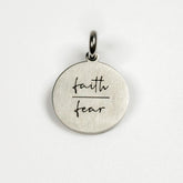 FAITH OVER FEAR PENDANT - Inspiration Co.