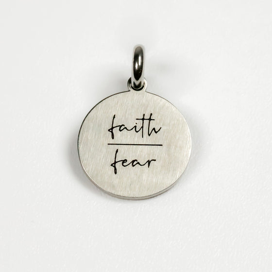 FAITH OVER FEAR PENDANT - Inspiration Co.