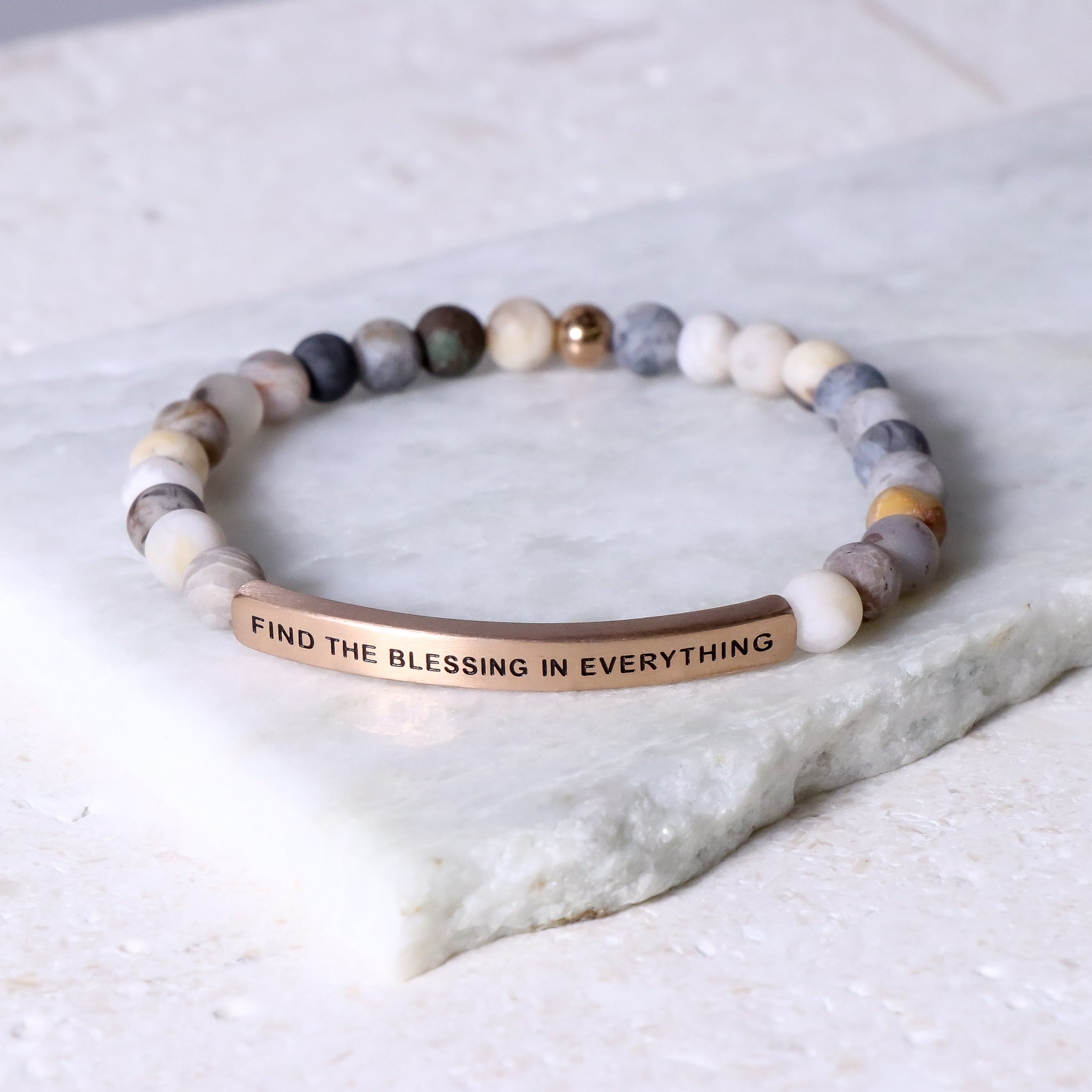 White Howlite Diffuser Bracelet - Vitality Extracts