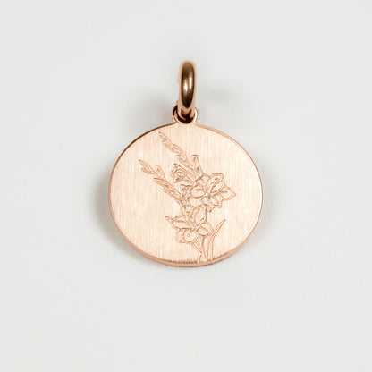 GLADIOLUS BIRTH-FLOWER PENDANT - Inspiration Co.