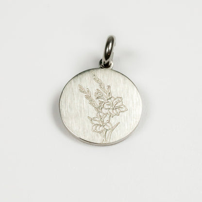 GLADIOLUS BIRTH-FLOWER PENDANT - Inspiration Co.