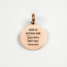  GOD IS WITHIN HER SHE WILL NOT FAIL PENDANT - Inspiration Co.