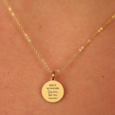 GOD IS WITHIN HER SHE WILL NOT FAIL PENDANT - Inspiration Co.