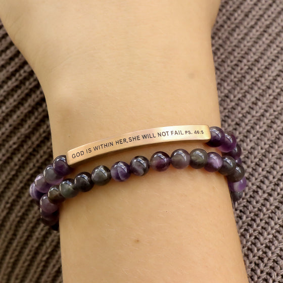 GOD IS WITHIN HER SHE WILL NOT FAIL - Psalms 46:5 - Inspiration Co.