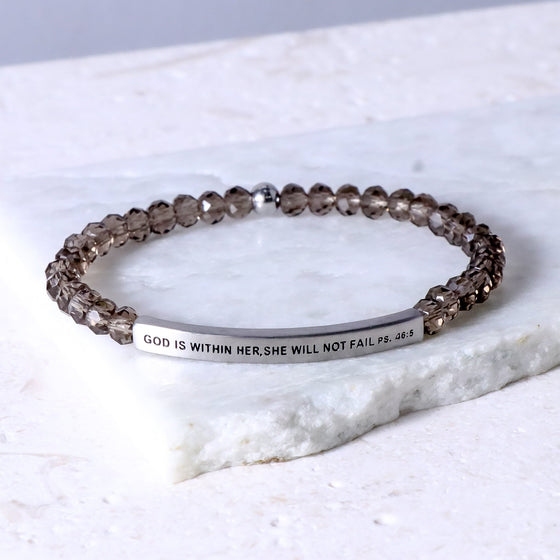 GOD IS WITHIN HER SHE WILL NOT FAIL - Psalms 46:5 - Inspiration Co.