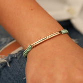 GOD IS WITHIN HER, SHE WILL NOT FAIL ROPE BRACELET - Inspiration Co.