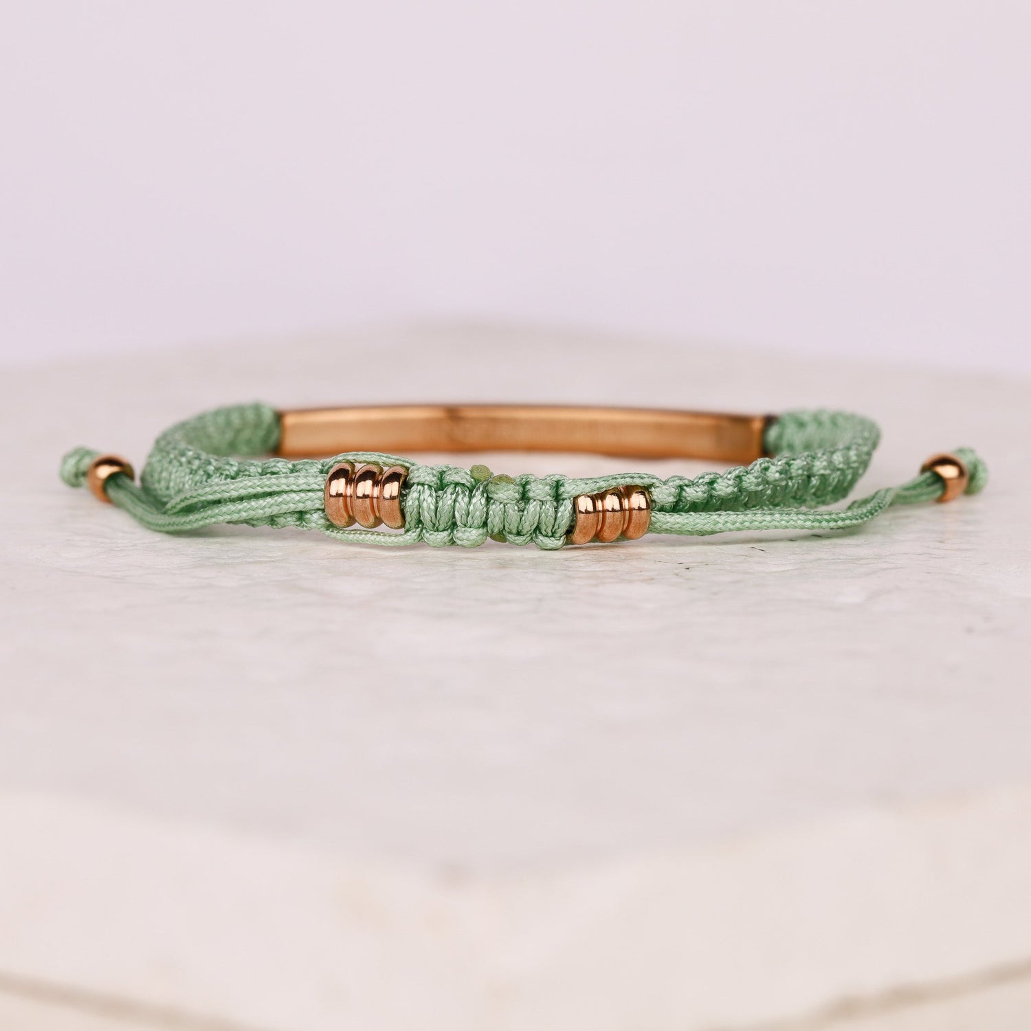 GOD IS WITHIN HER, SHE WILL NOT FAIL ROPE BRACELET - Inspiration Co.