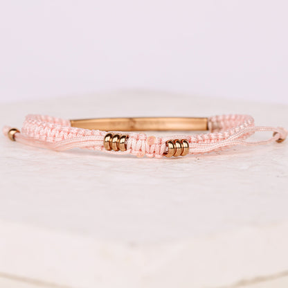 GOD IS WITHIN HER, SHE WILL NOT FAIL ROPE BRACELET - Inspiration Co.