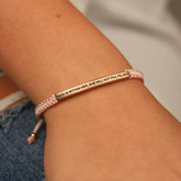 GOD IS WITHIN HER, SHE WILL NOT FAIL ROPE BRACELET - Inspiration Co.