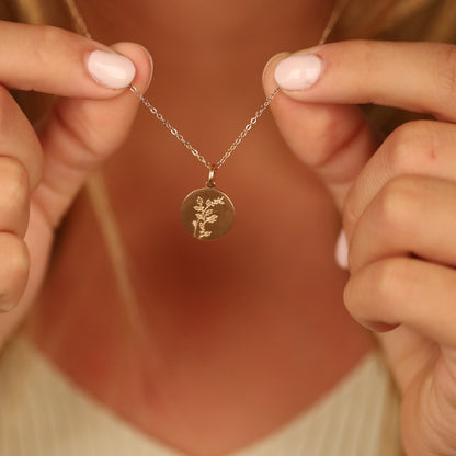 HOLLY BIRTH-FLOWER PENDANT - Inspiration Co.