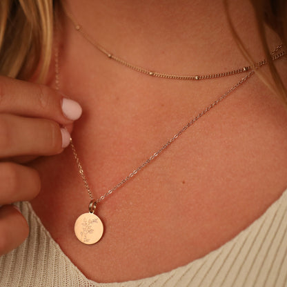 HOLLY BIRTH-FLOWER PENDANT - Inspiration Co.