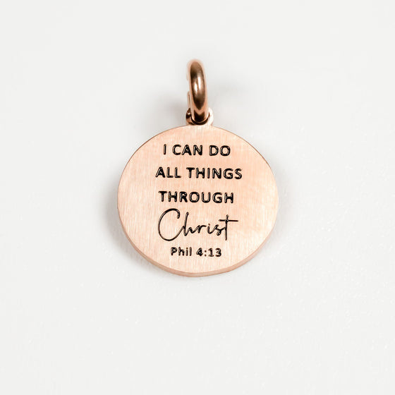 I CAN DO ALL THINGS THROUGH CHRIST PENDANT - Inspiration Co.