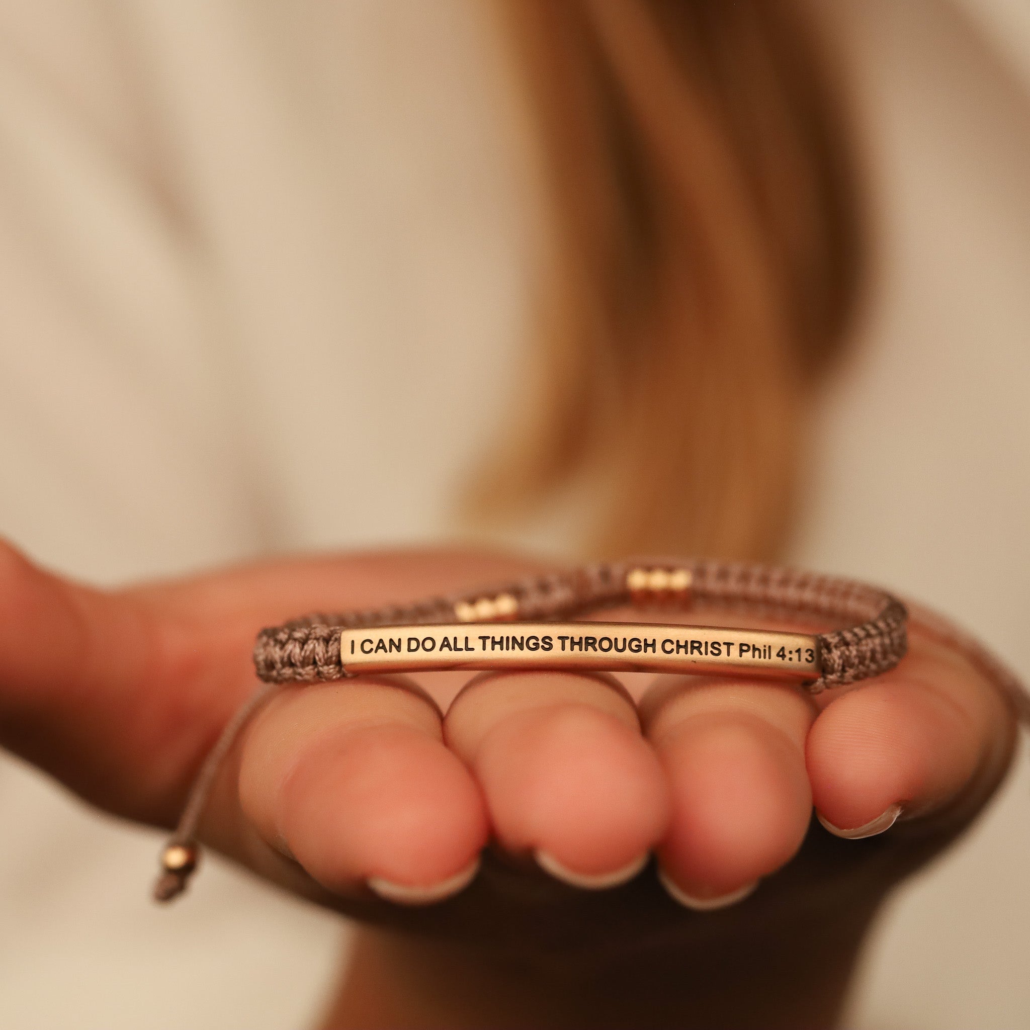 I CAN DO ALL THINGS THROUGH CHRIST ROPE BRACELET - Inspiration Co.