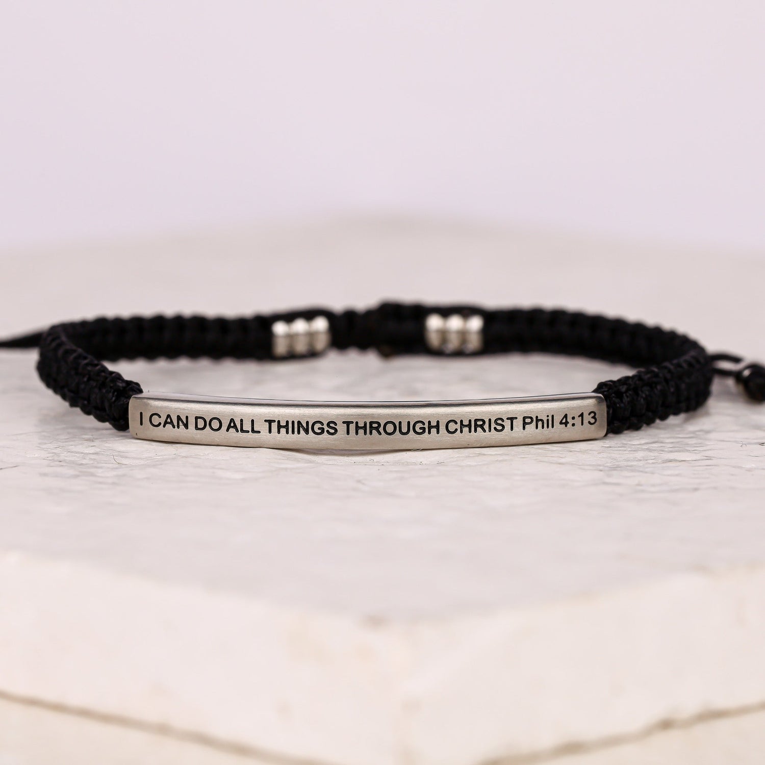 I CAN DO ALL THINGS THROUGH CHRIST ROPE BRACELET - Inspiration Co.