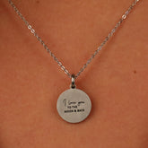 I LOVE YOU TO THE MOON AND BACK PENDANT - Inspiration Co.