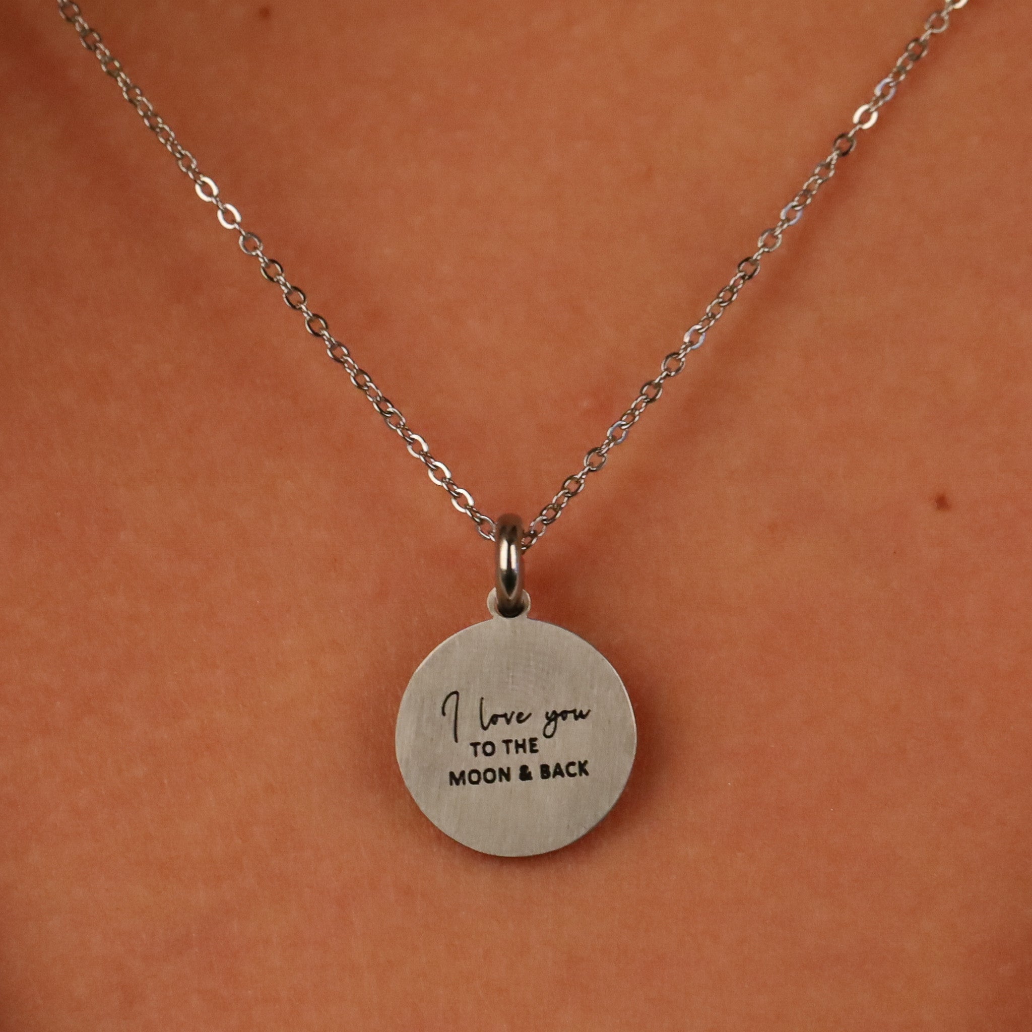 I LOVE YOU TO THE MOON AND BACK PENDANT - Inspiration Co.