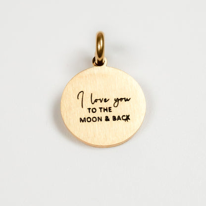 I LOVE YOU TO THE MOON AND BACK PENDANT - Inspiration Co.