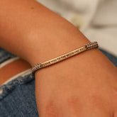 I LOVE YOU TO THE MOON AND BACK ROPE BRACELET - Inspiration Co.