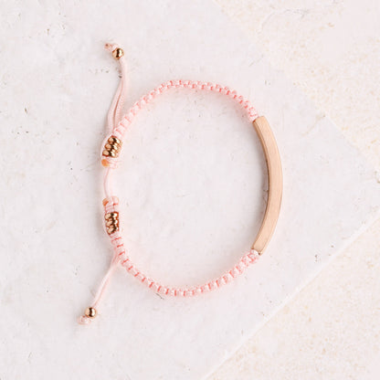 I LOVE YOU TO THE MOON AND BACK ROPE BRACELET - Inspiration Co.