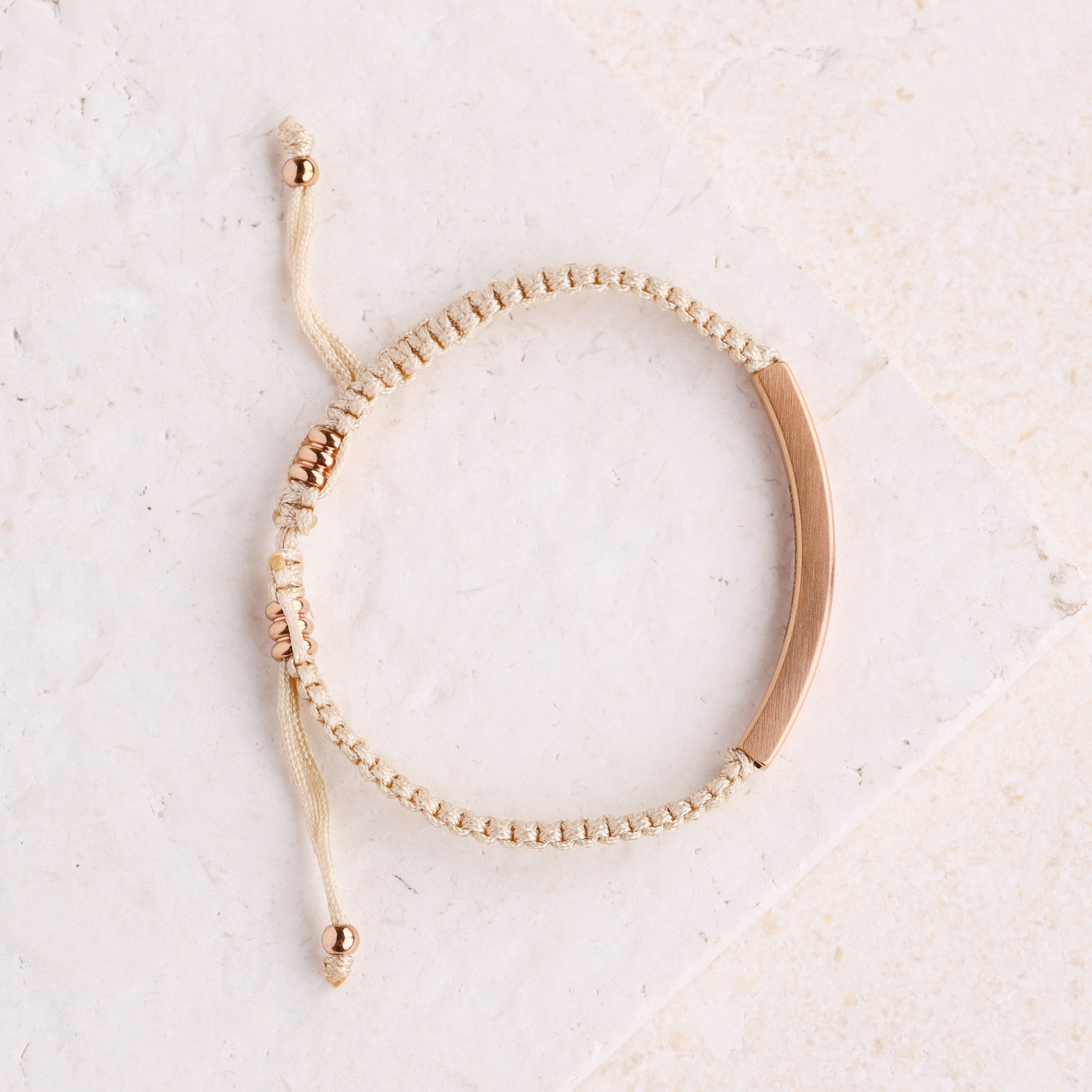 I LOVE YOU TO THE MOON AND BACK ROPE BRACELET - Inspiration Co.