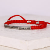 KIND HEART - FIERCE MIND - BRAVE SPIRIT ROPE BRACELET - Inspiration Co.