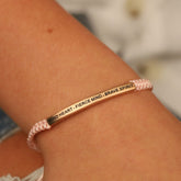 KIND HEART - FIERCE MIND - BRAVE SPIRIT ROPE BRACELET - Inspiration Co.