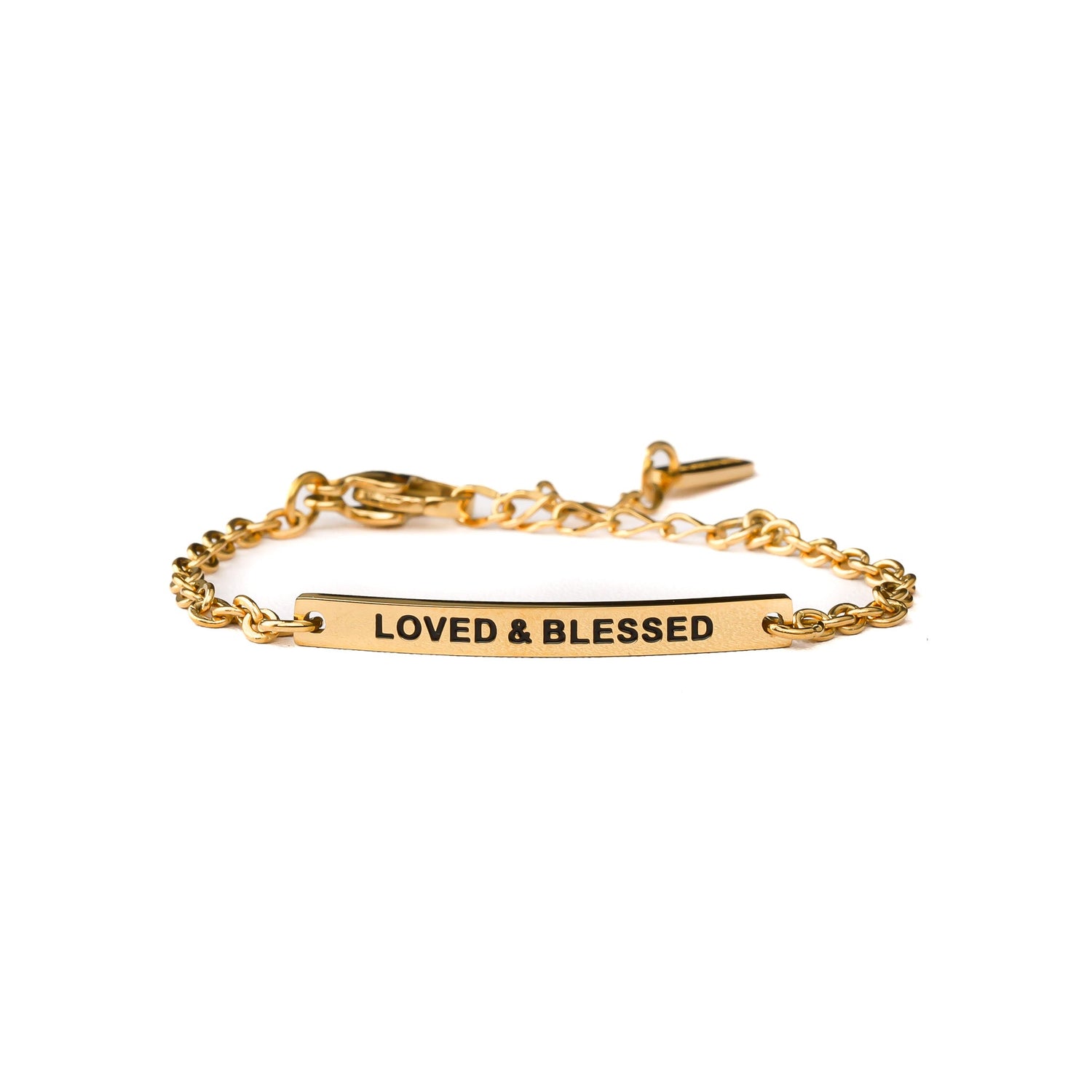 LOVED AND BLESSED - KIDS CHAIN BRACELET - Inspiration Co.