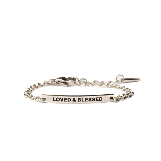 LOVED AND BLESSED - KIDS CHAIN BRACELET - Inspiration Co.
