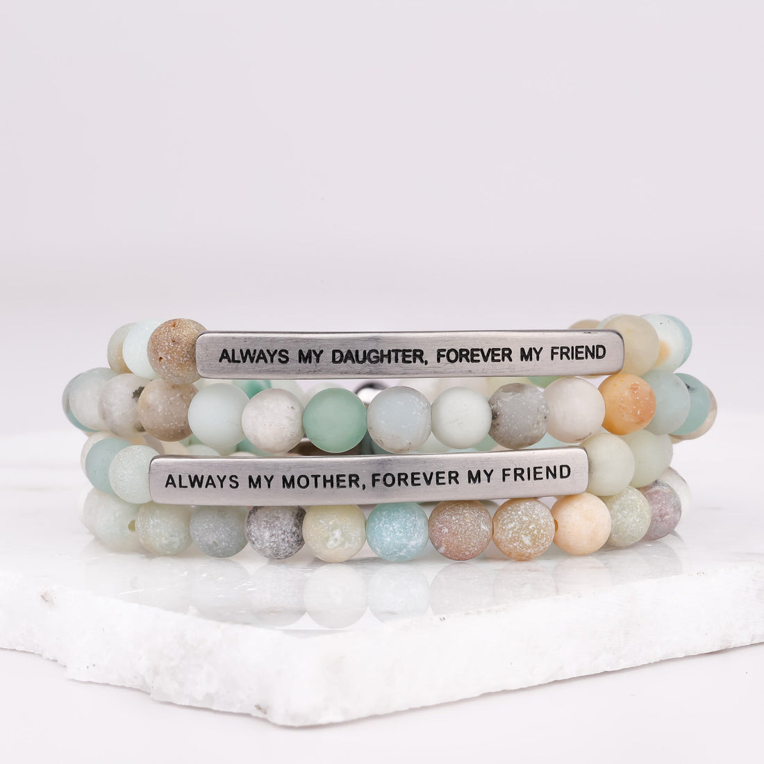 MOTHER / DAUGHTER GIFT SET - AMAZONITE - Inspiration Co.