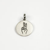 PEACE SIGN PENDANT - Inspiration Co.