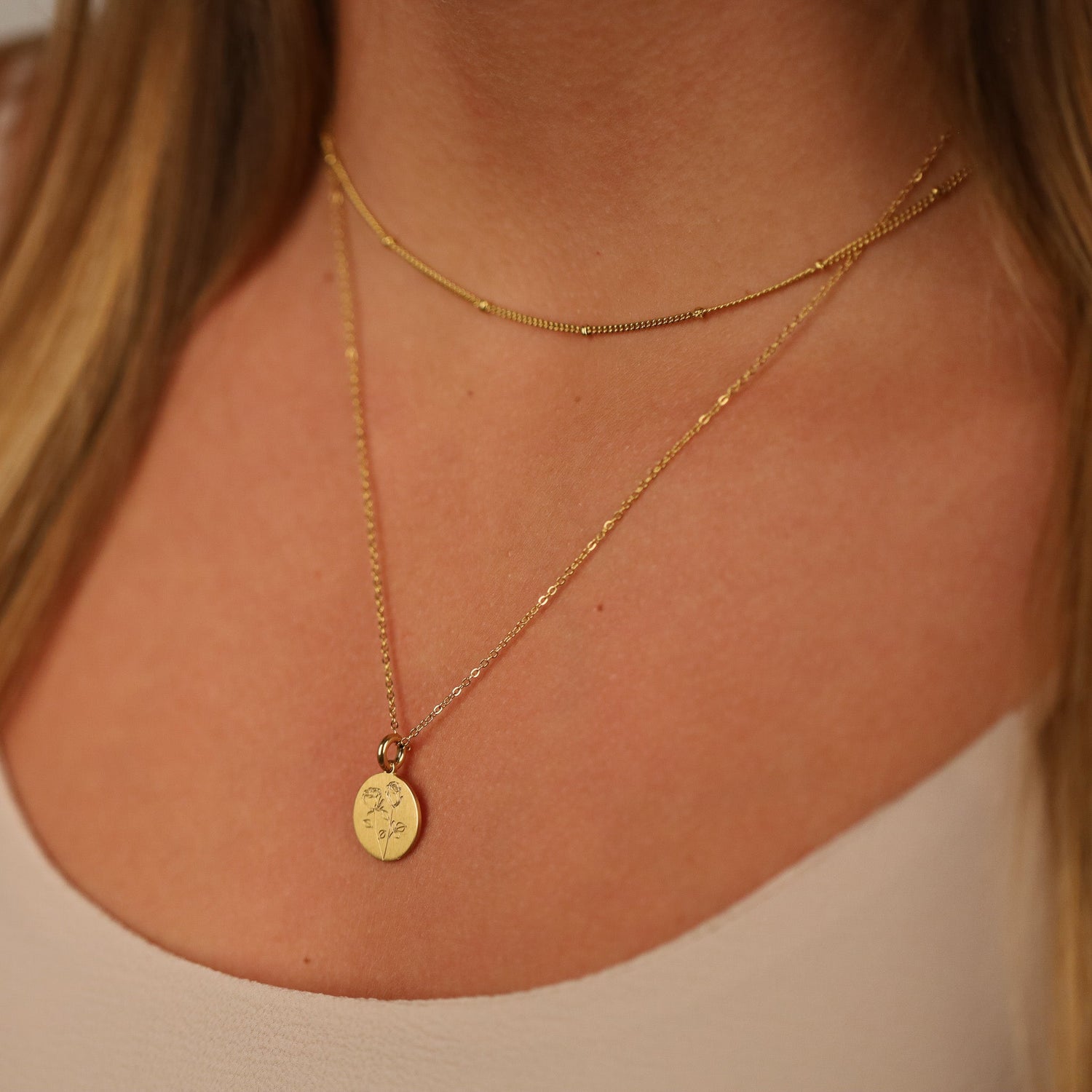 ROSE BIRTH-FLOWER PENDANT - Inspiration Co.