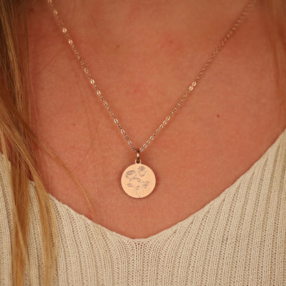 ROSE BIRTH-FLOWER PENDANT - Inspiration Co.