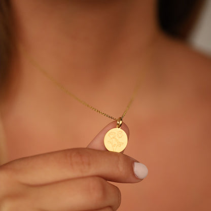 ROSE BIRTH-FLOWER PENDANT - Inspiration Co.