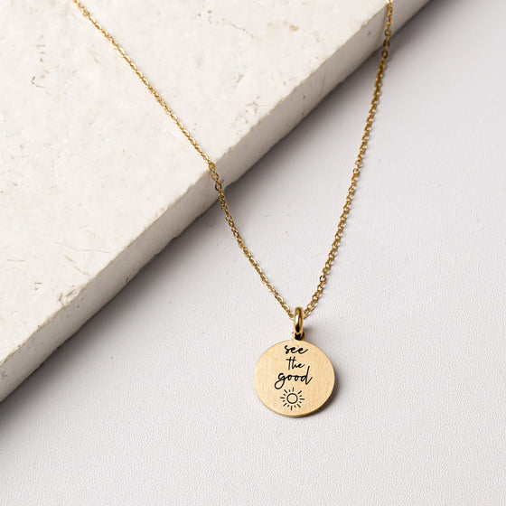 SEE THE GOOD PENDANT - Inspiration Co.