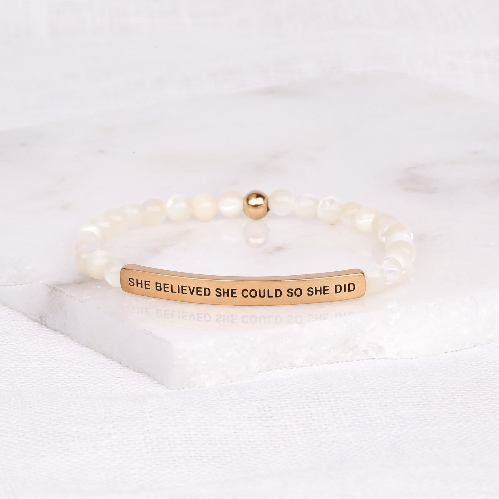 Inspire Me Bracelets She Believed She Could So She Did