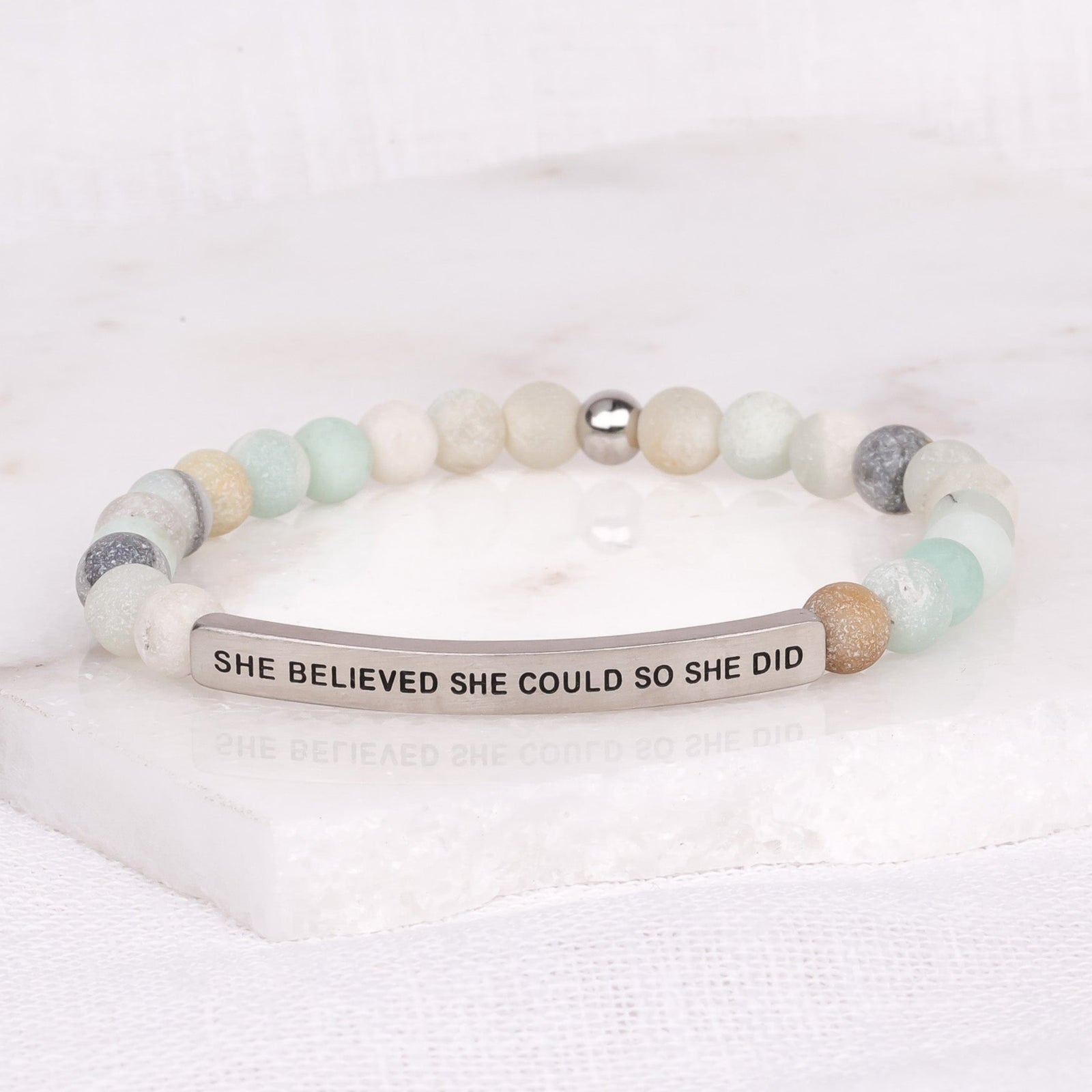 Inspire Me Bracelets She Believed She Could So She Did