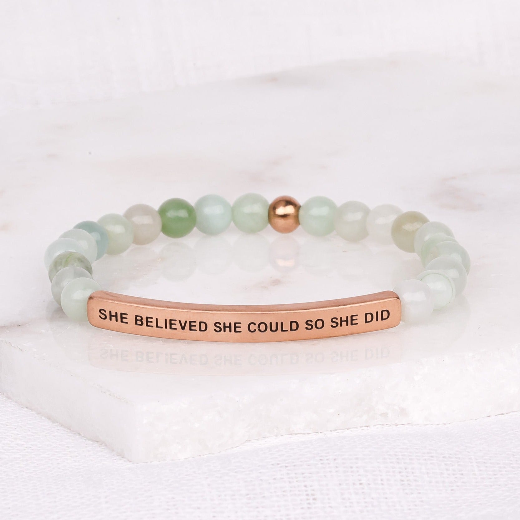 Inspire Me Bracelets She Believed She Could So She Did
