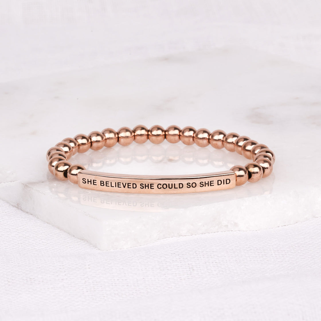Inspire Me Bracelets She Believed She Could So She Did